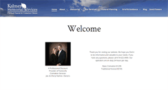 Desktop Screenshot of kalmermemorialservices.com